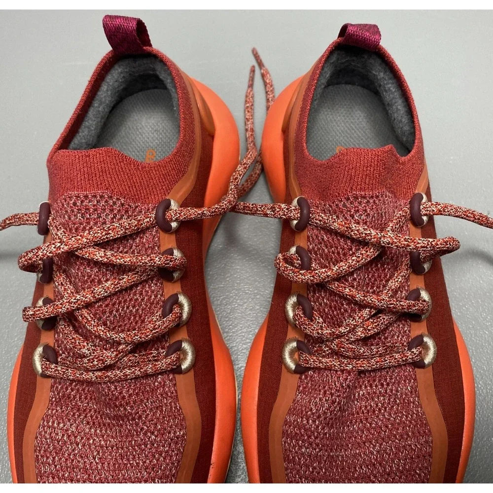 Allbirds Women's Trail Runners SWT Running Shoes Size 7 Red Orange Sneakers
